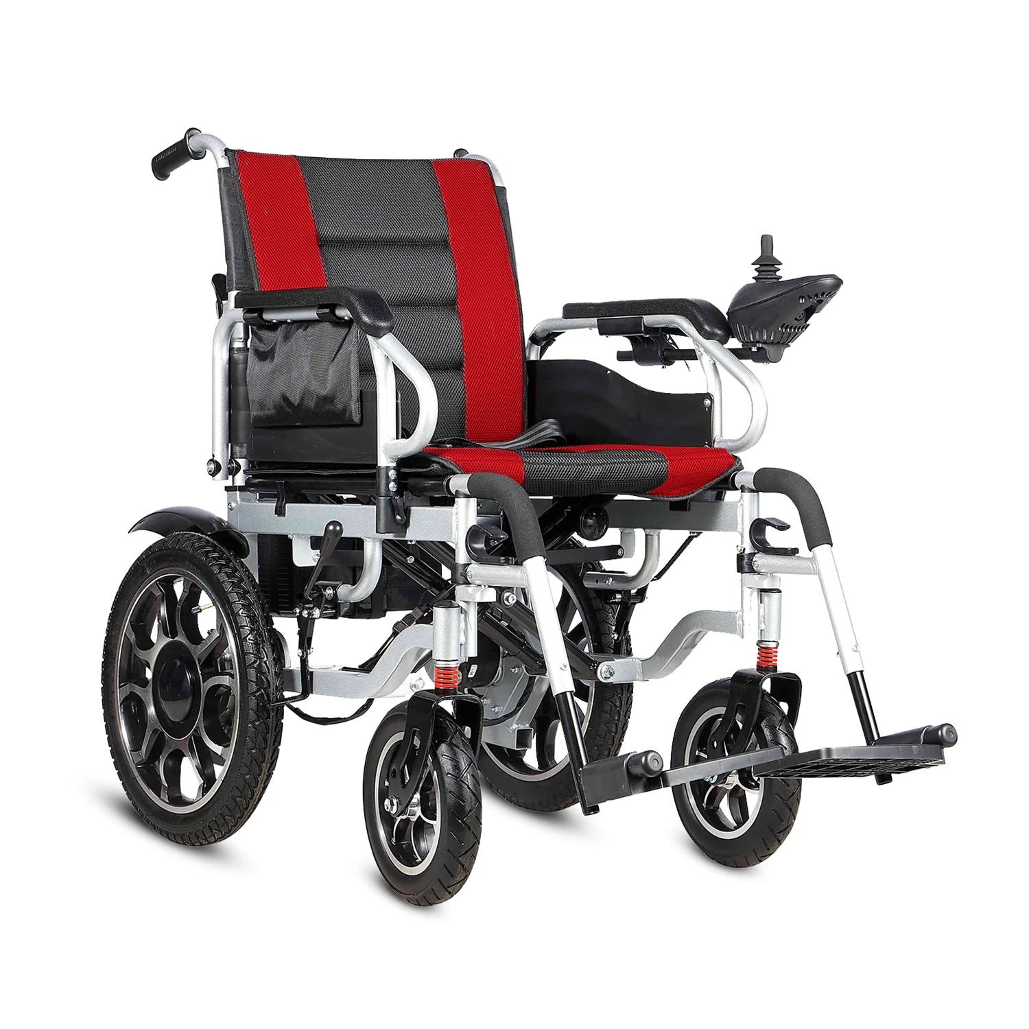 Electric Wheelchair - Ecolite Red & Black