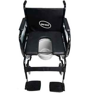 Commode Wheelchair U Cut - Med E Move